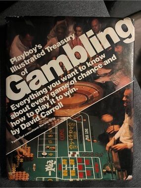 PLAYBOY Gambling Guide Hardcover – Black & Green Cover table book old money